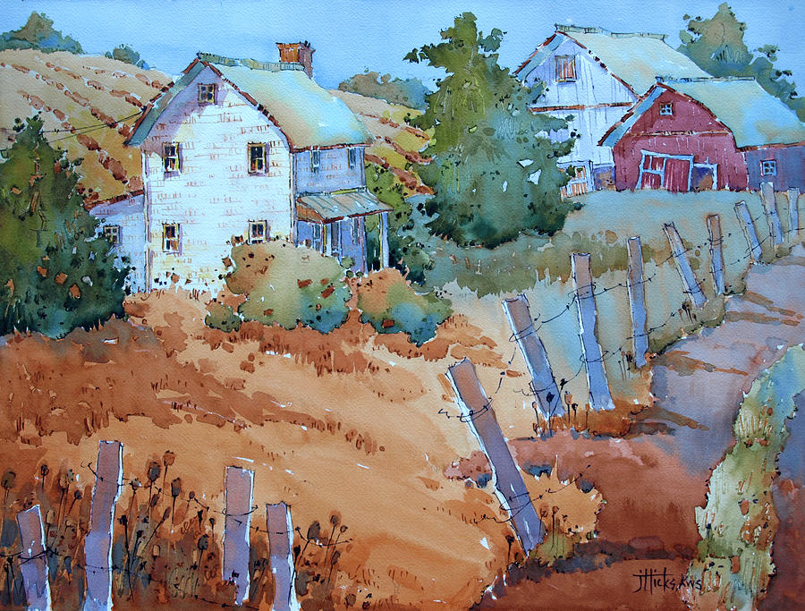 Rural Respite Painting by Joyce Hicks