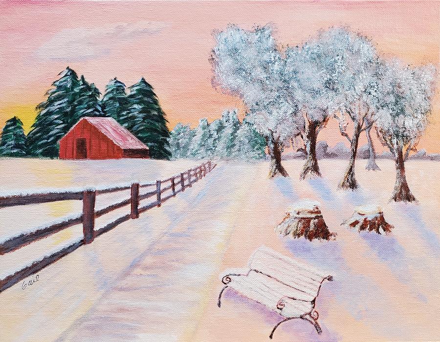 Rural Retreat Painting by Gail Friedman