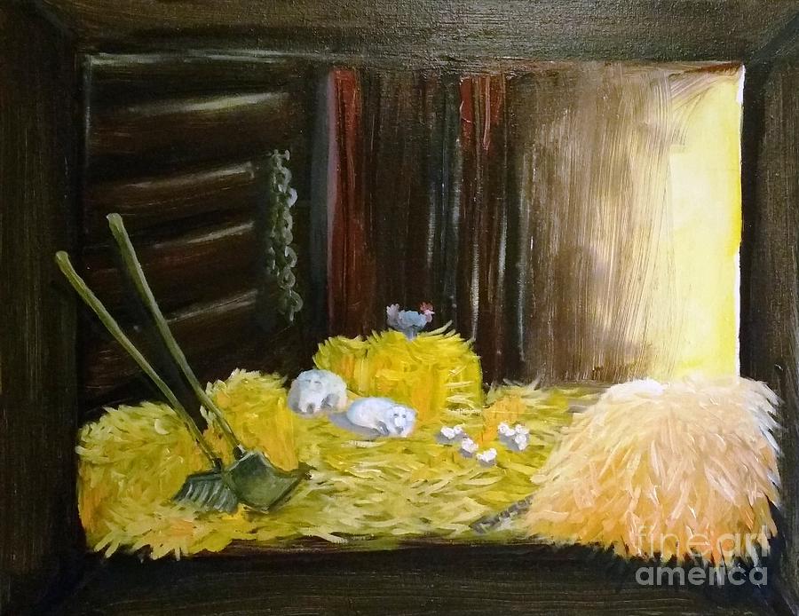Barn Painting - Rural by Tatiana Sragar