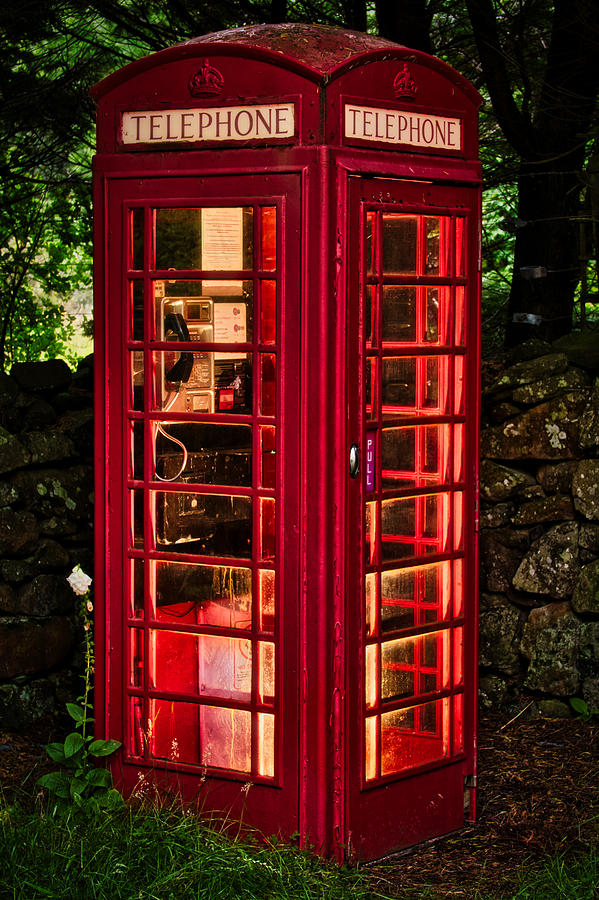 Rural Telephone Booth #2 - Scotland Photograph by Stuart Litoff