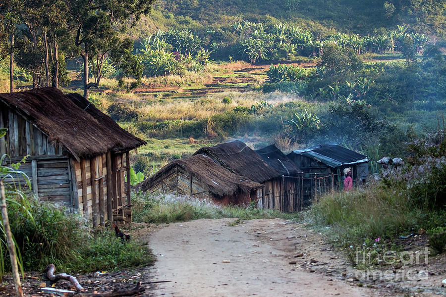 Rural Village At Dawn Photograph