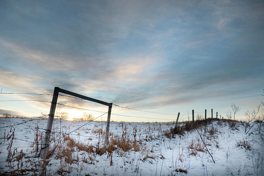 Winter Photograph - Rural winter landscape by Phil And Karen Rispin