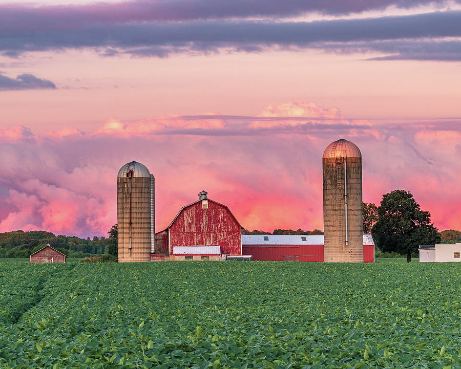 Rural Wisconsin Sunset Photograph by Tim Schaab - Pixels