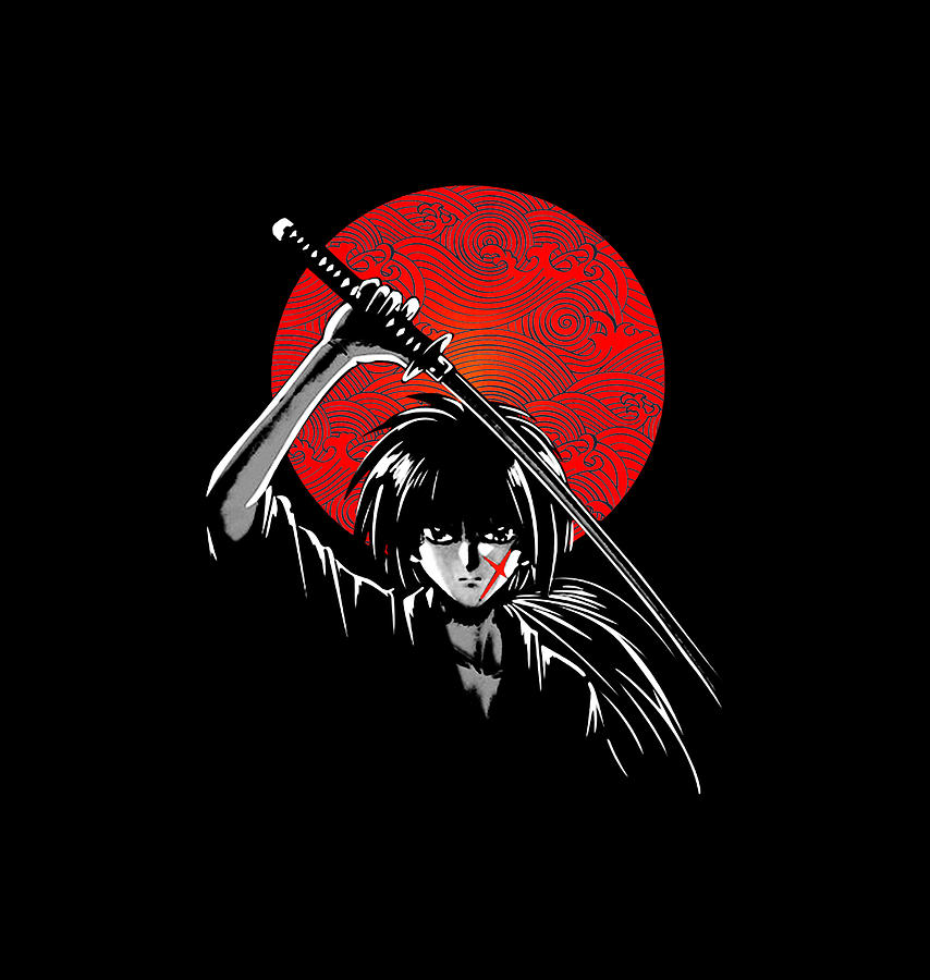 Himura Kenshin Rurouni Kenshin Manga | Art Board Print