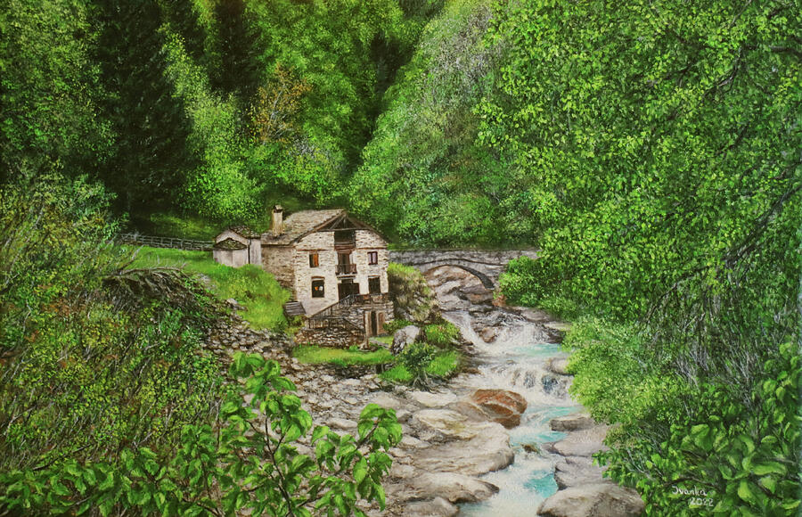 Rusa Mill  Painting by Ivanka Art