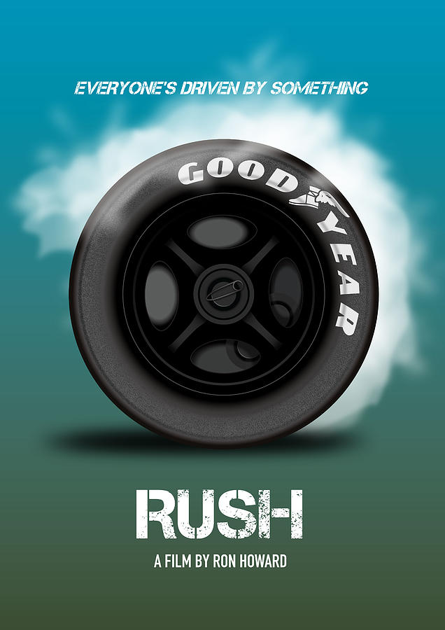 Movie Poster Digital Art - Rush - Alternative Movie Poster by Movie Poster Boy