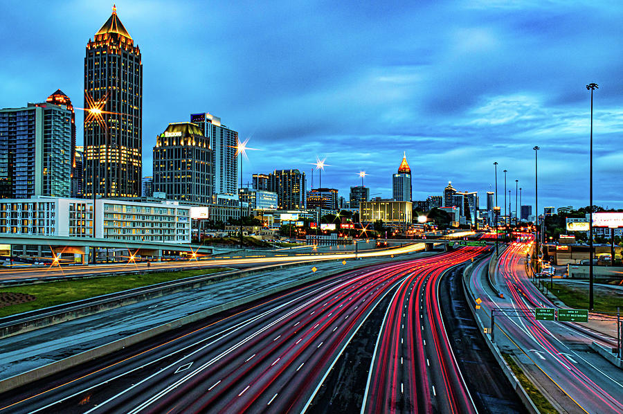 Rush Hour Atlanta Photograph by Mark Chandler - Fine Art America