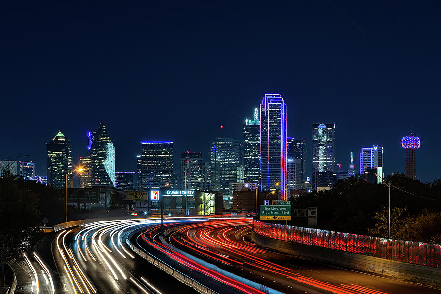 Rush Hour in Dallas Photograph by Rod Best