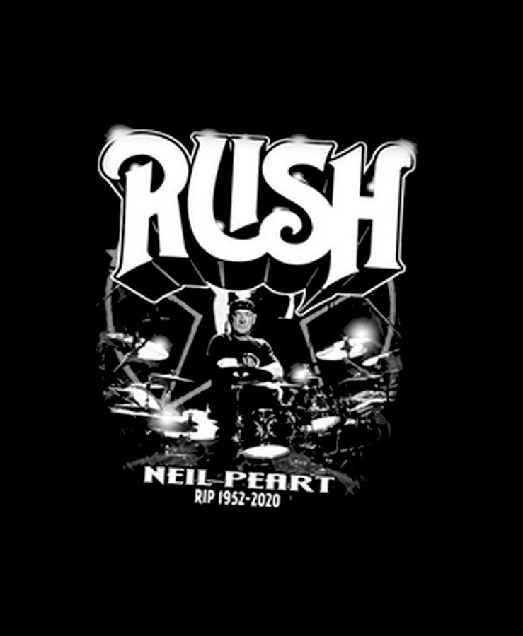 Rush-neil Peart Digital Art by Finley Read | Fine Art America