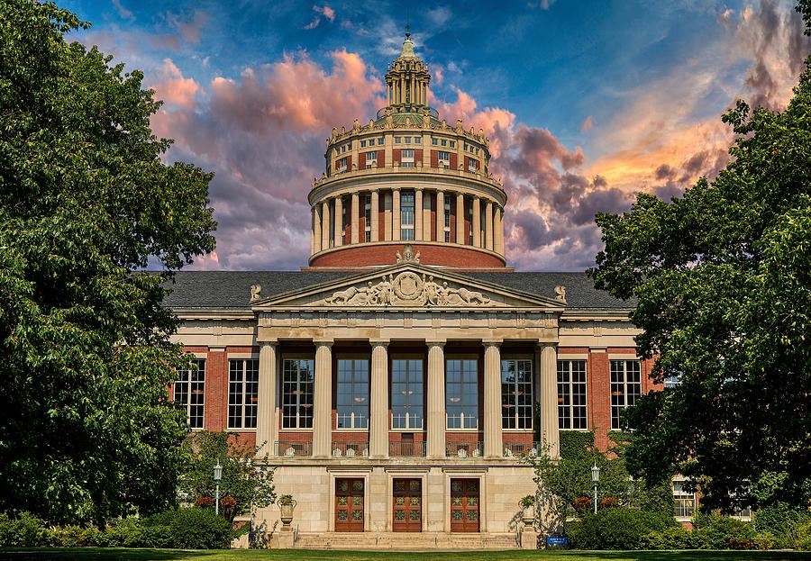 Rush Rys Library - University of Rochester Photograph by Mountain ...