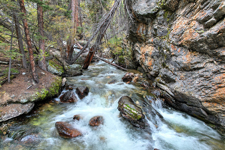 Rushing Water Colorado Photograph by JC Findley