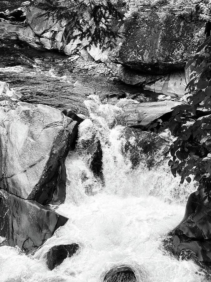 Rushing Water Photograph by Jeffrey Scott Hall - Fine Art America