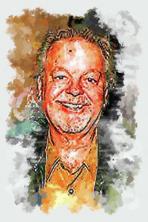 Russ Tamblyn Mixed Media by Minnie Hudson | Fine Art America