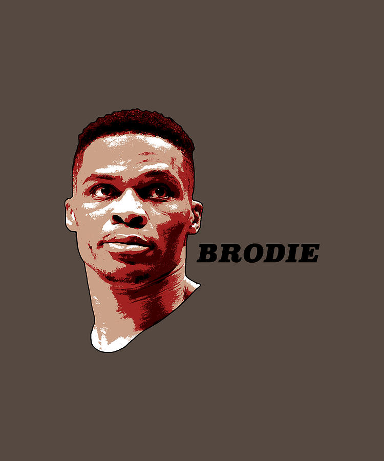 Russell Westbrook Houston Basketball Brodie Digital Art by Kha