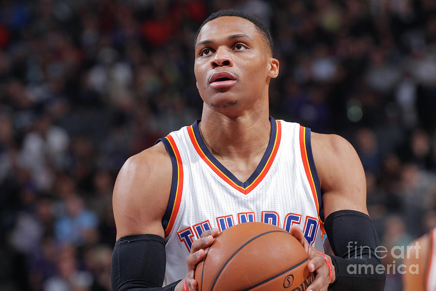 Russell Westbrook Photograph by Rocky Widner