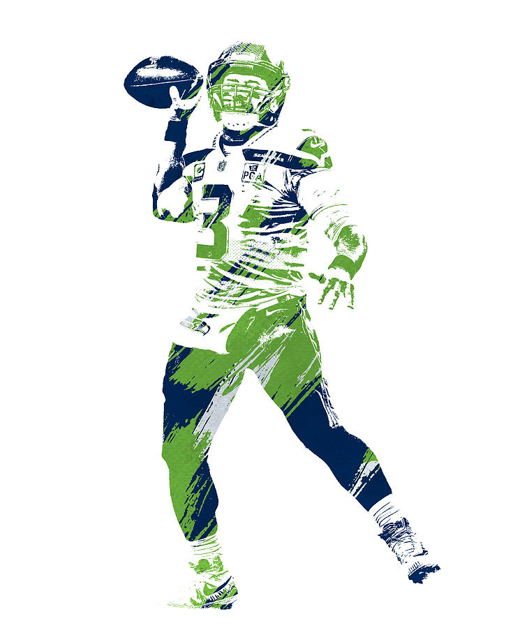 Russell Wilson Seattle Seahawks Pixel Art 12 Poster by Joe Hamilton - Fine  Art America