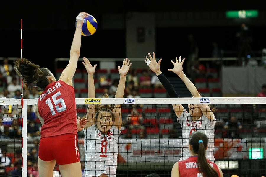 Russia v China - FIVB Womens Volleyball World Cup Japan 2015 Photograph by Ken Ishii