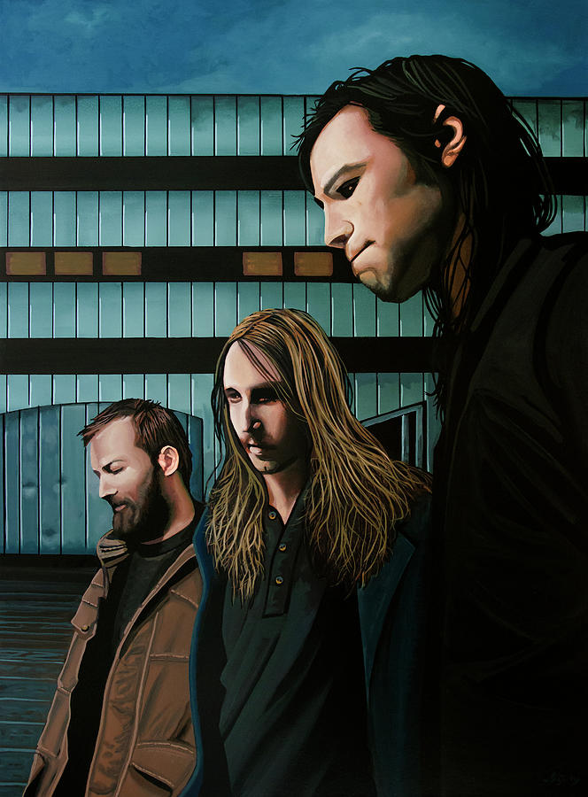 Russian Circles Painting Painting by Paul Meijering