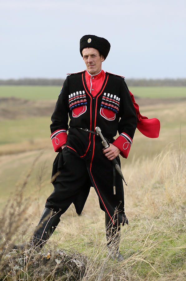 Russian Cossack in Uniform Photograph by Sergey Ryumin