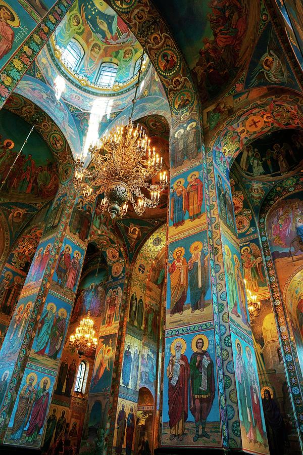 Russian Orthodox Church Of The Saviour On Spilled Blood. Saint Petersburg. Photograph