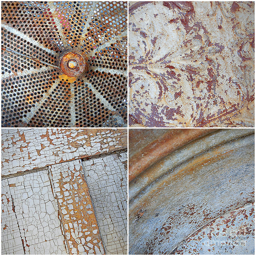 Rust and Stuff Collage 2 Photograph by Carol Groenen