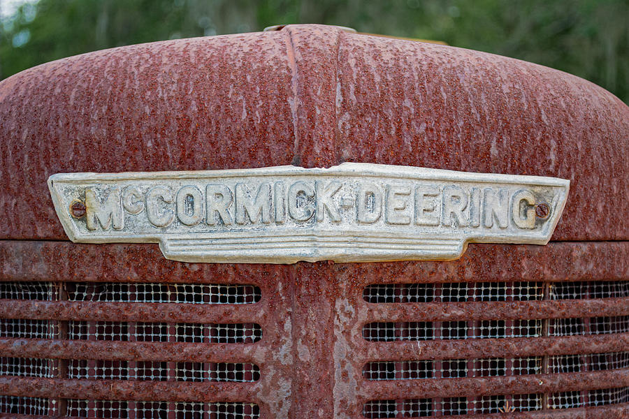 Rust Red McCormick-Deering Photograph by Enzwell Designs - Pixels