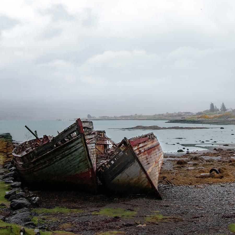 Rusted Boats Photograph by Sarah Throckmorton - Fine Art America