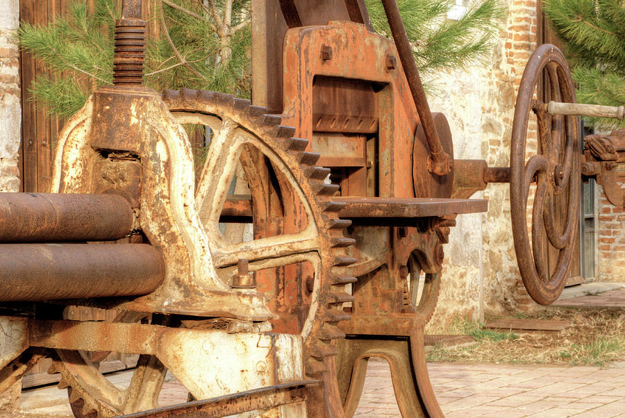 Rusted Factory Machinery Larissa Greece 2 Photograph by Deborah Smolinske