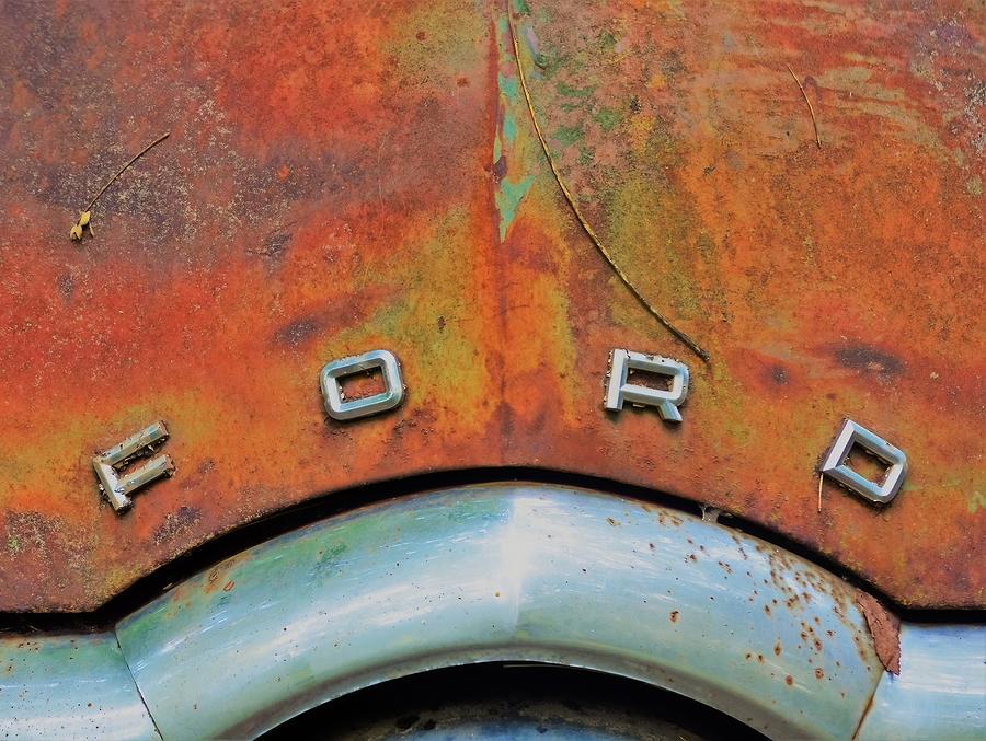 Still Life Photograph - Rusted Ford by Steven Livingston