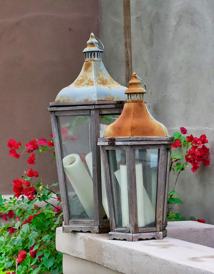 Rusted Lanterns Photograph by Sonja Jones