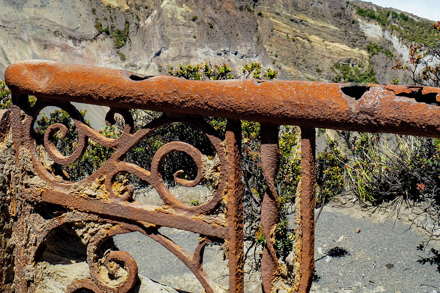 Rusted Rail Photograph by Leslie Struxness