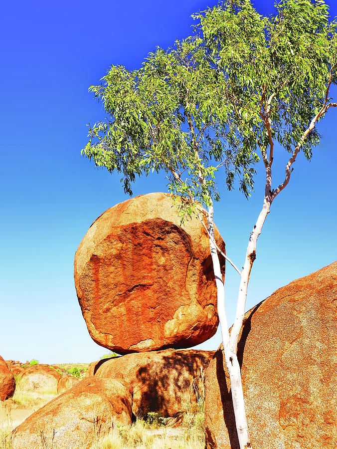Rusted Rocks - Karlu Karlu - Devils Marbles, Northern Territory Photograph by Lexa Harpell