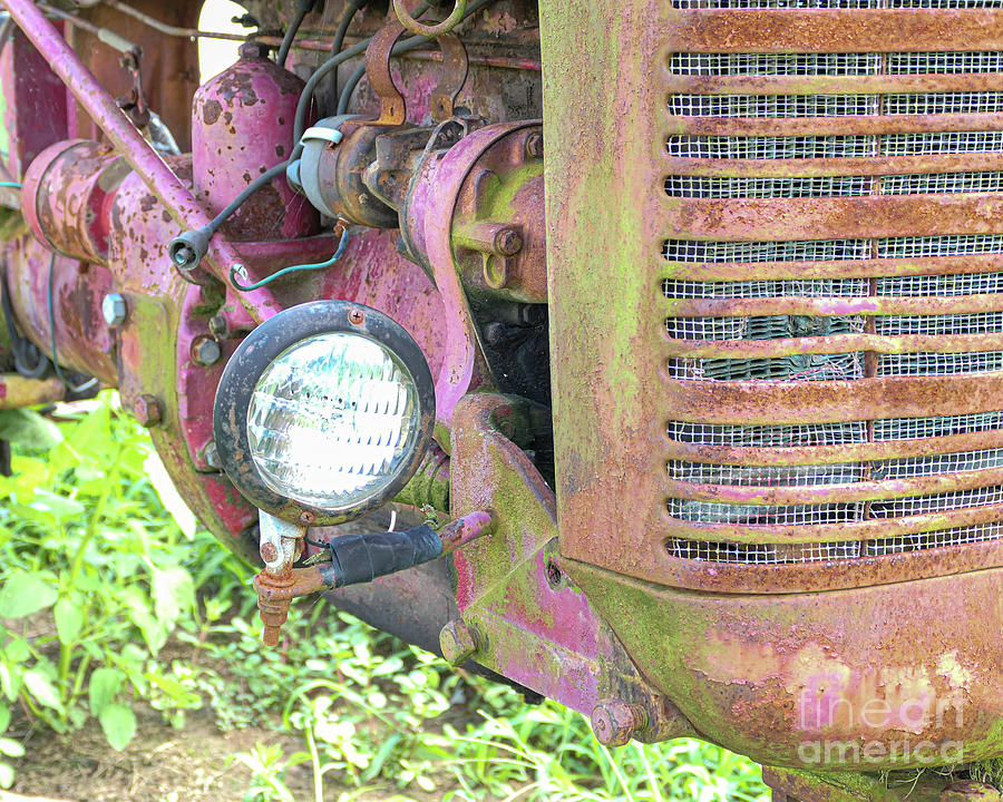 Rusted tractor Photograph by Bentley Davis