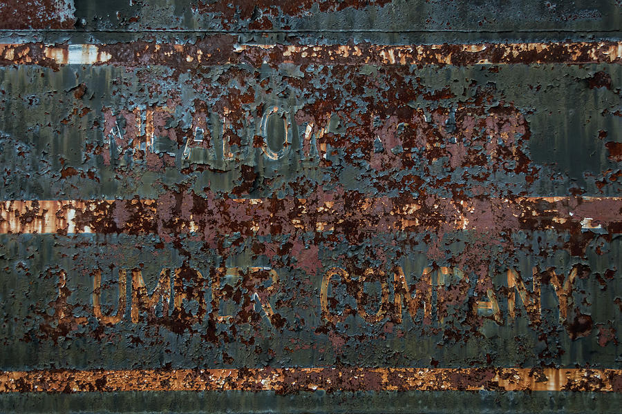 Rusted Words Photograph