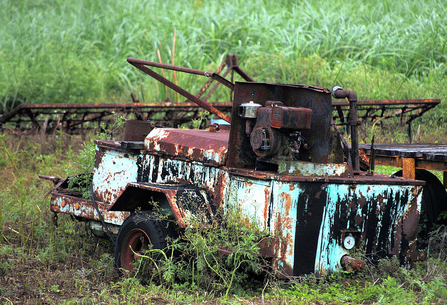 Rusted Work Equipment Photograph