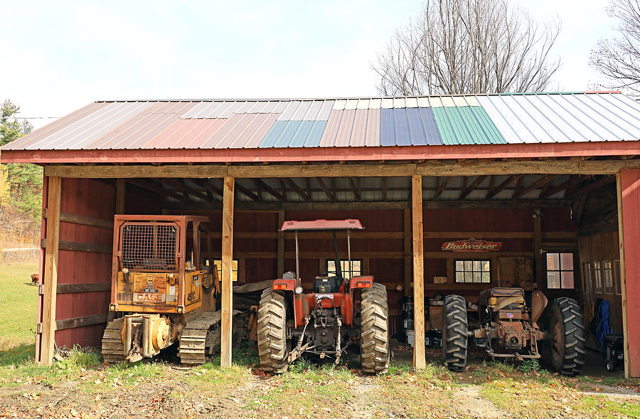 Rustic and True Tractors Photograph by Lisa Cuipa
