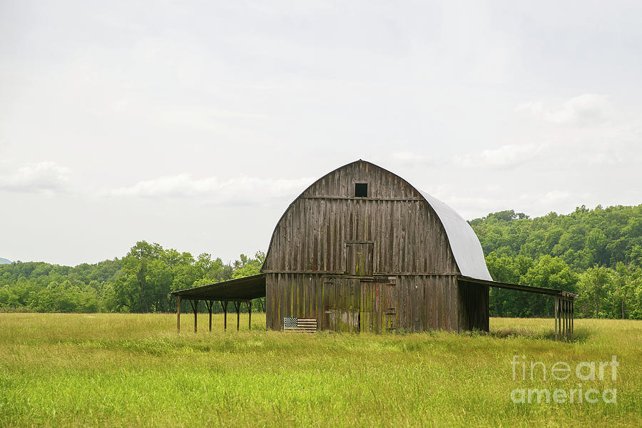Nature Photograph - Rustic Barn in the Arkansas Ozarks by Scott Pellegrin