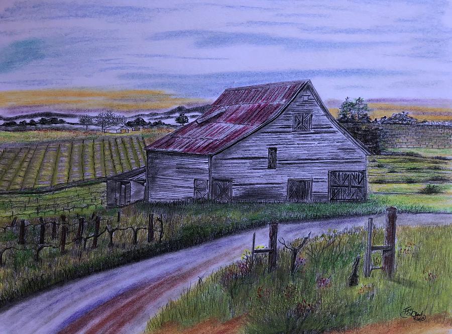 Rustic Barn Drawing