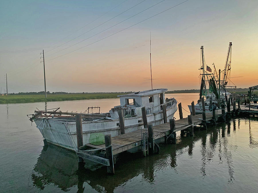 Rustic Boats at Sunset Photograph by Decoris Art Rustic Boats at Sunset Photograph by Decoris Art