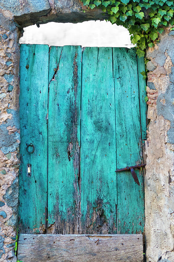 Rustic Door In Blue 20230415190059pub Photograph by Tomi Rovira