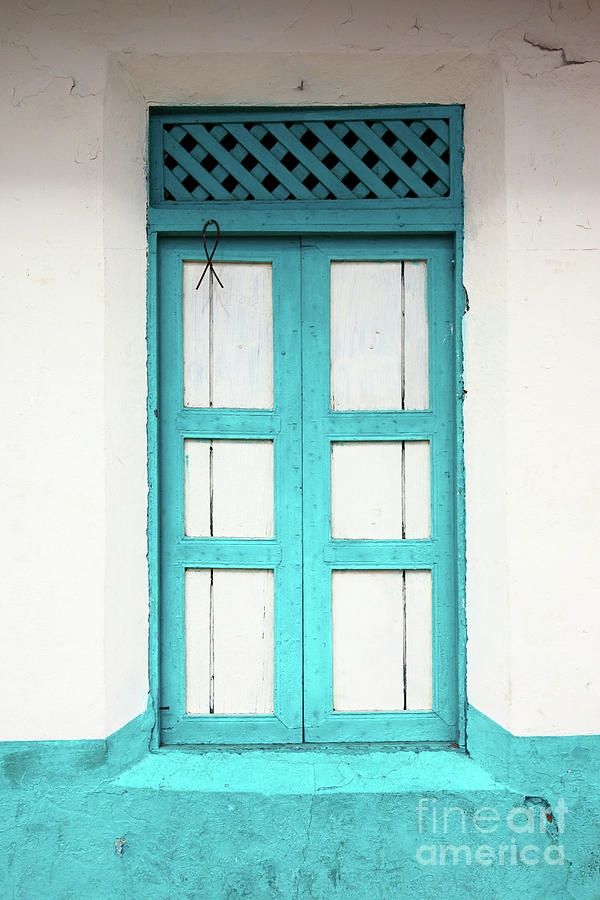 Rustic door in Guarare Panama Photograph by James Brunker