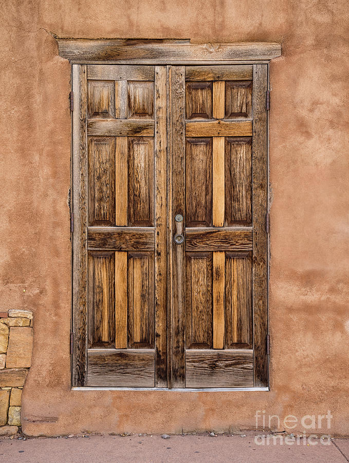 Rustic Door Taos New Mexico Photograph by Jerry Fornarotto