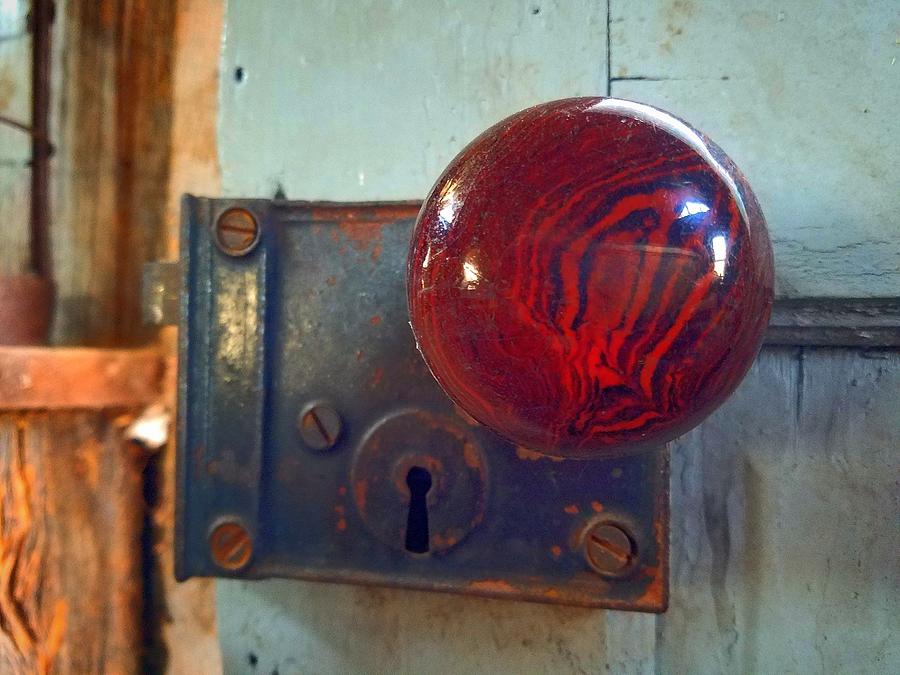 Rustic Doorknob Photograph by Amanda Rae
