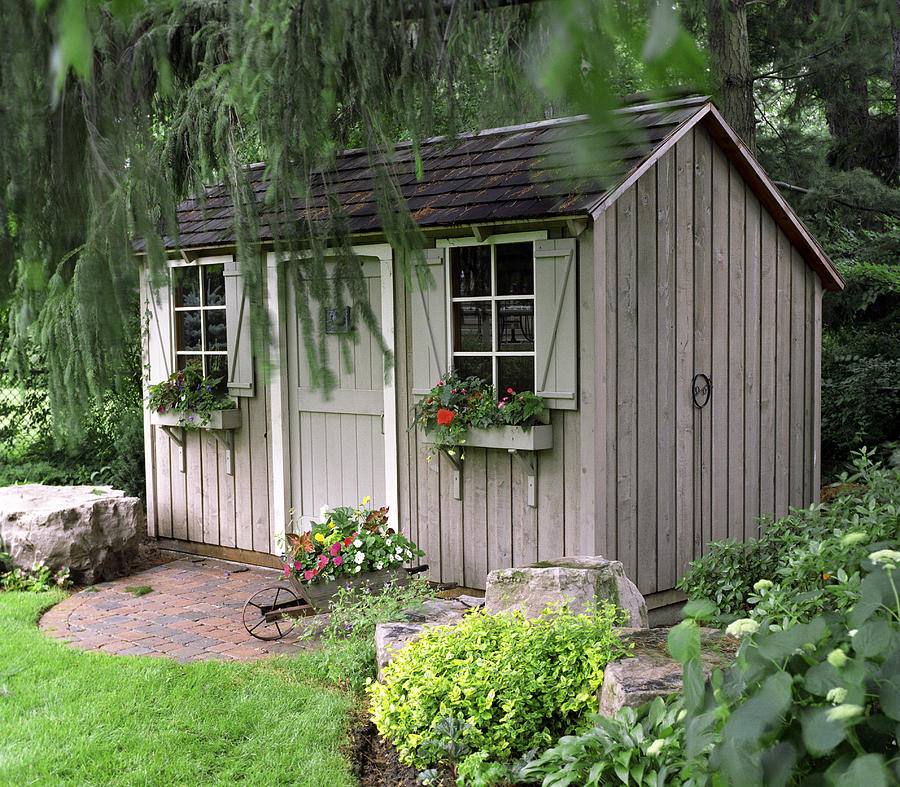 Rustic Garden shed Photograph by Sisoje