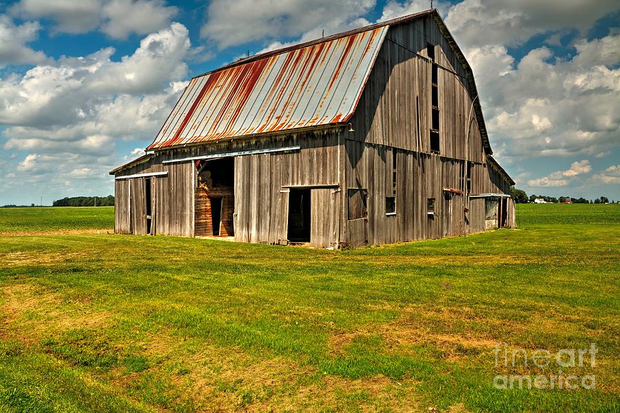 Rustic Hoosier Barn Photograph by Paul Lindner | Fine Art America