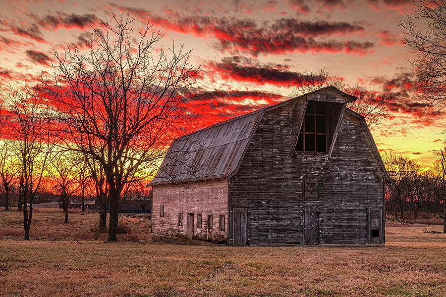 Rustic Morning Glow Photograph by Gregory Ballos