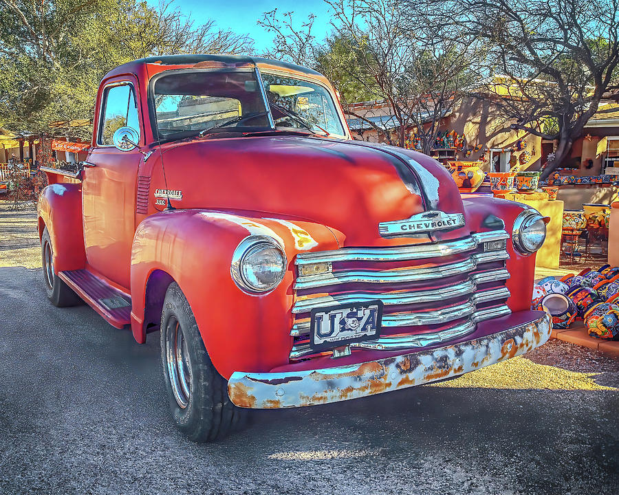 Rustic Red Chevy 3100 Photograph by Don Schimmel