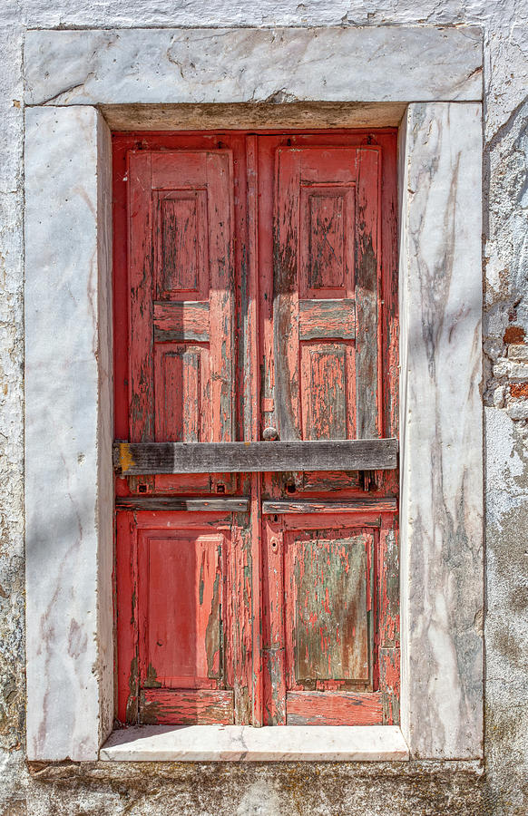 Rustic Red Door of Estremoz Photograph by David Letts