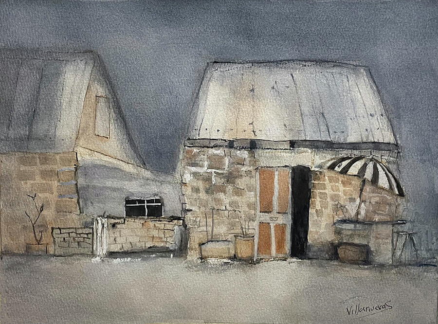 Rustic Retreat Painting by Cavisen STUDIO Rustic Retreat Painting by Cavisen STUDIO