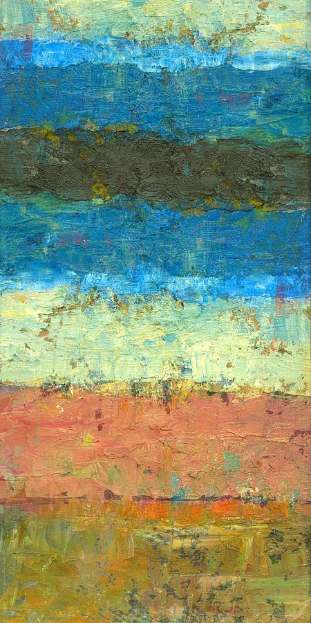 Rustic Stack One Painting by Michelle Calkins